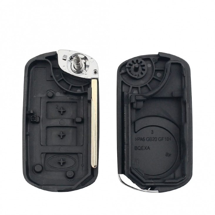 KEYYOU helyettesítés Shell Folding Flip Remote Key Case távadó 3 gomb