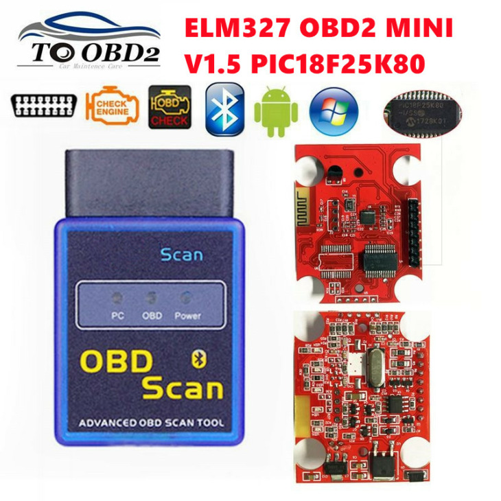 Vgate Szkenner Mini Elm327 Bluetooth V1 5 Obd2 Car Diagnostic Scanner