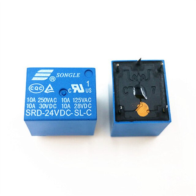 Relé SRD 05VDC SL C SRD 09VDC SL C SRD 12VDC SL C SRD 24VDC SL C 5PINS