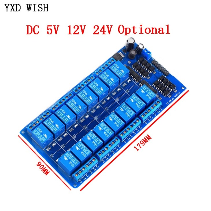 Csatorn S Rel Shield Modul Dc V V V Optocoupler Lm