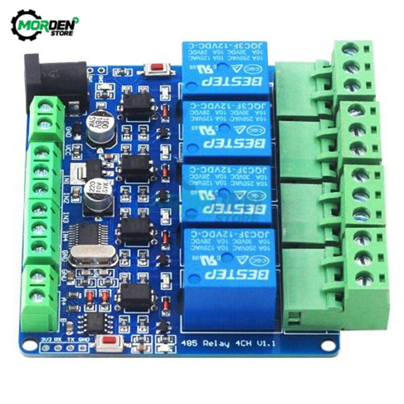 Modbus Rtu V Csatorna Rel Kimeneti T Bla Kapcsol Rs Ttl