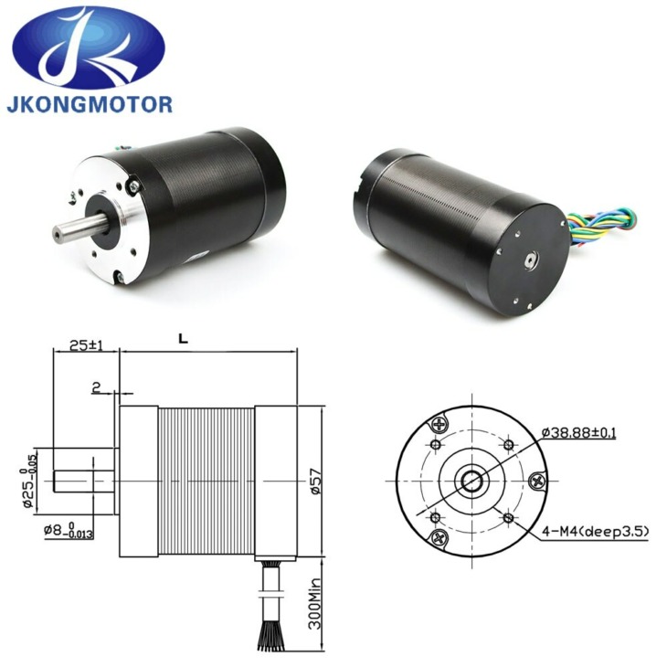 Db Mm V W Brushless Dc Motor Bldc F Zis Nm Nm