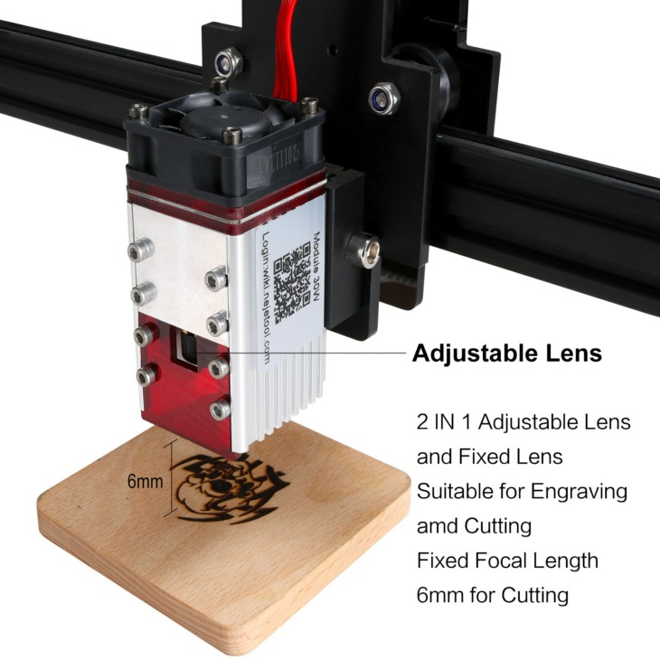 Neje W W Cnc Laser Module Kit Nm Ttl Modul K Szlet Diy L Zeres