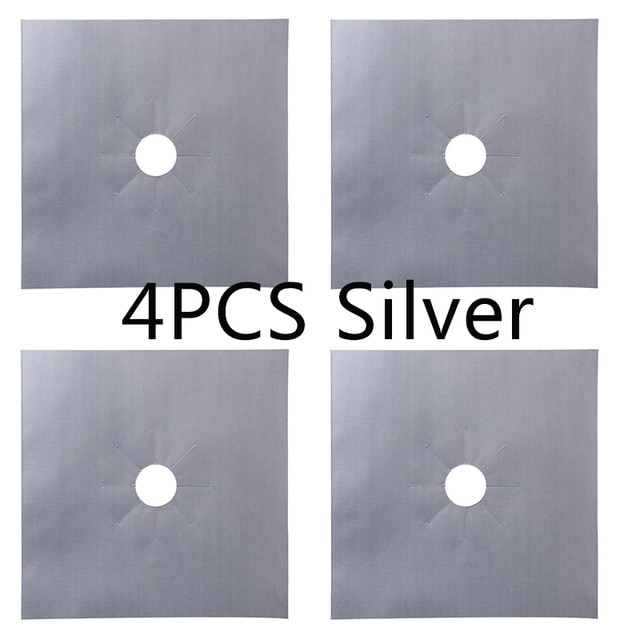 4pcs silver