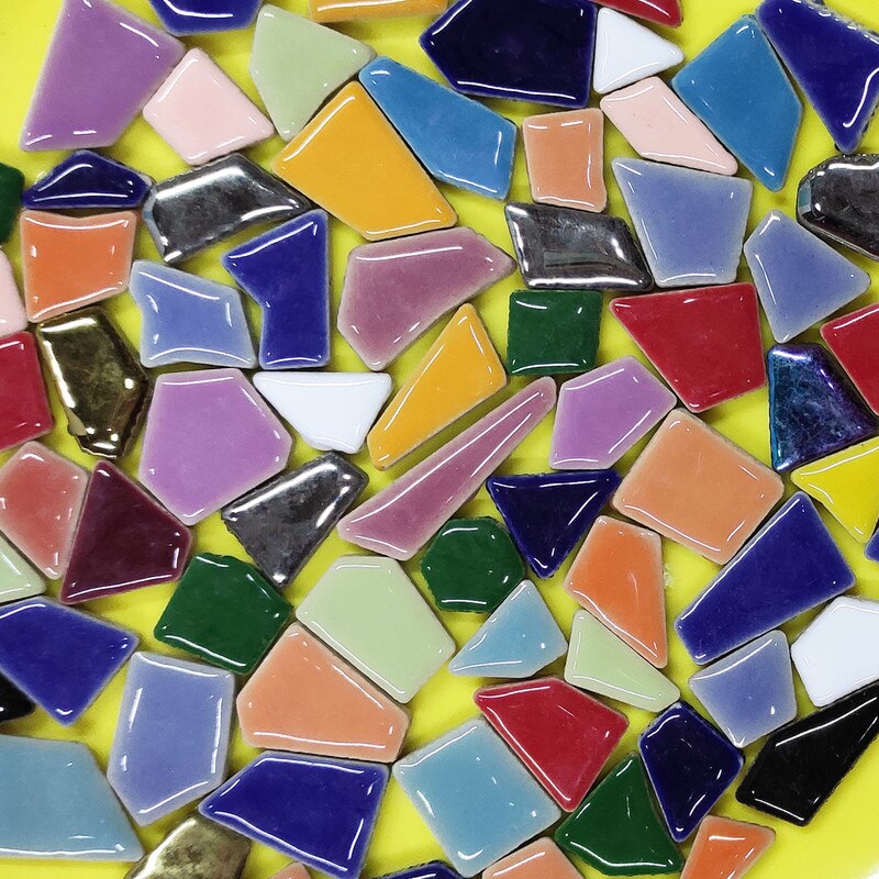 100G Szabálytalan Mozaik Készítés Kreatív Kerámia Csempe Barkácsolás Hobbi
