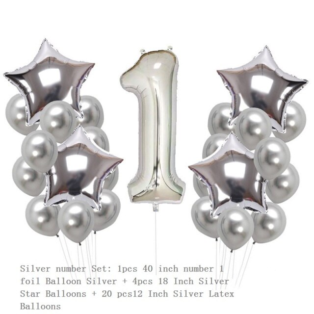 Silver number set