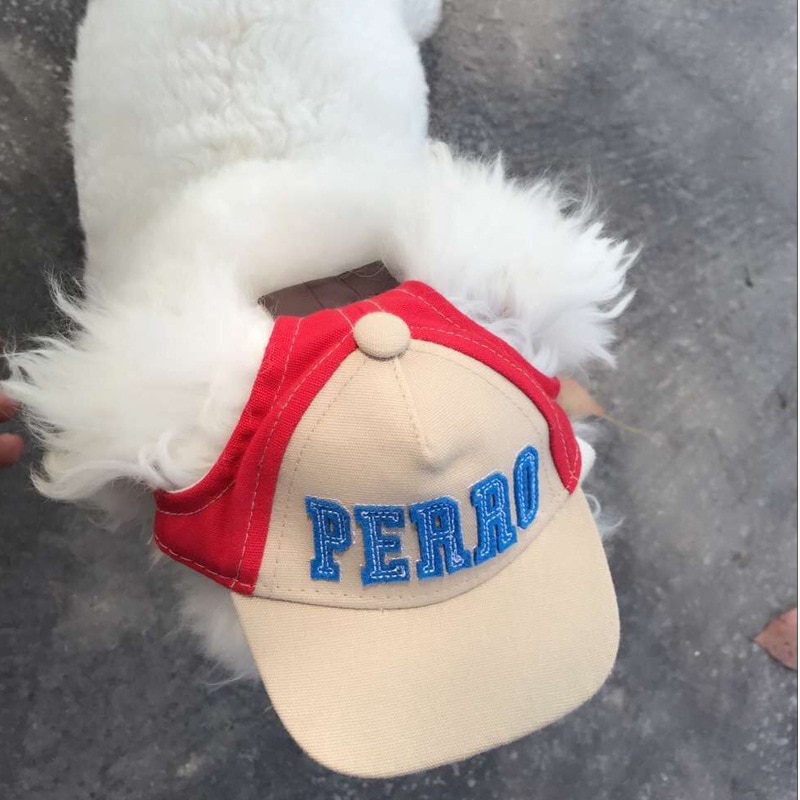 1Db Kültéri Kölyök Pet Hat Kutya Kiegészítők Kis Kutyáknak Aranyos Ábécé Sapka Állítható Baseball Kisállat Kalapok Nyári Gorro Perro