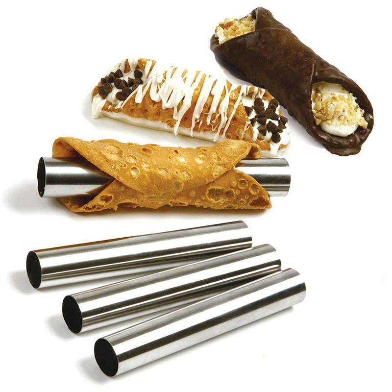 10pcs-Cake-Horn-Mould-Steel-Safe-Reusable-High-Temperature-Resistance-Cannoli-Tubes-Shells-Pastry-Baking-Mold Arcszövet 10Db Torta Kürt Penész Acél Biztonságos Rafelhasználható Magas Hőállóságú Cannoli Tubus Héjak Tészta Sütés - Image 1