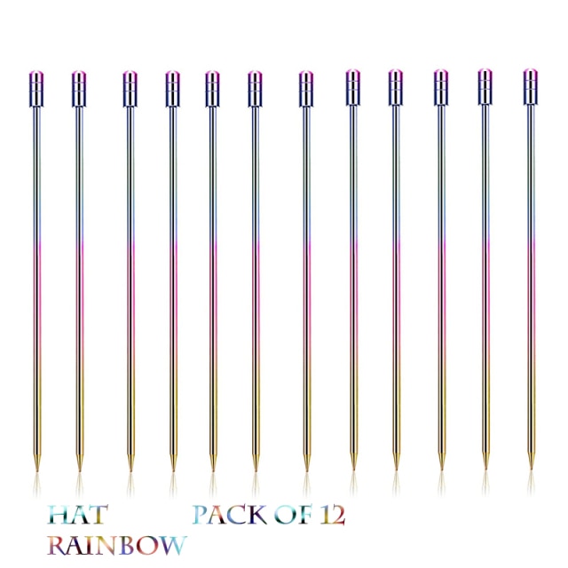 Rainbow Hat 12PCS