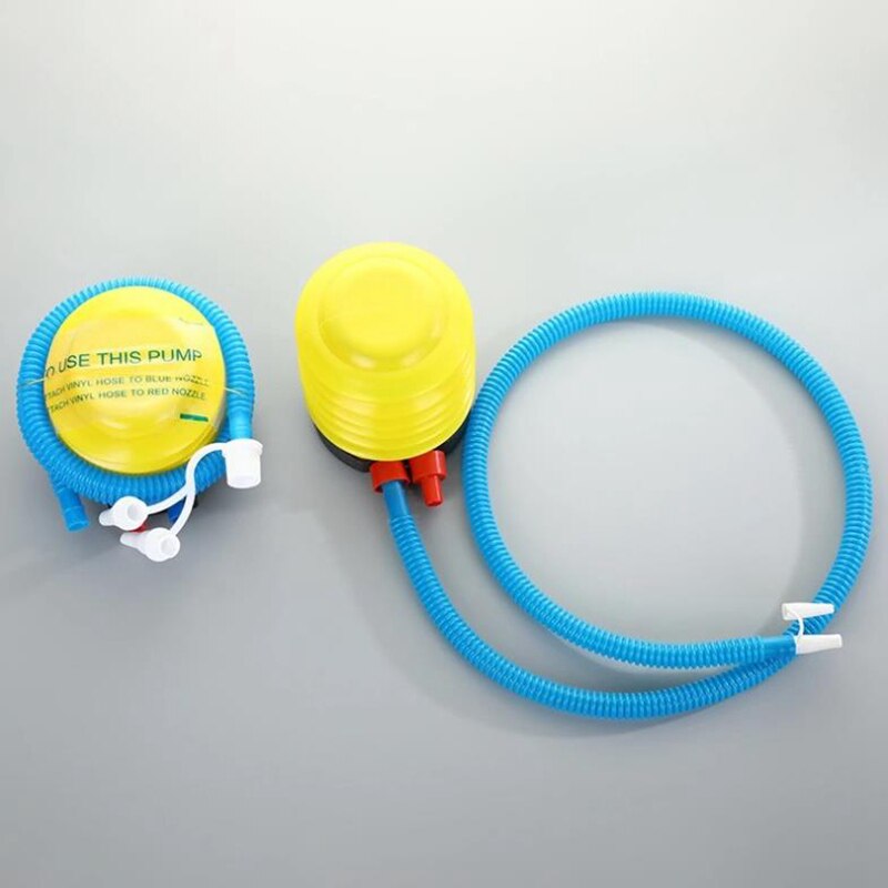 1Db Légszivattyú Inflator Balloon Születésnapi Party Kellékek Műanyag Kézi Lábpumpa Véletlenszerű Színes 3 Stílusú