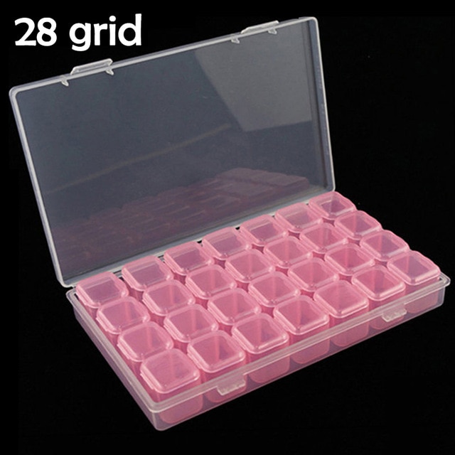 28 grid pink