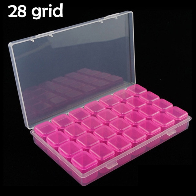 28 grid rose red