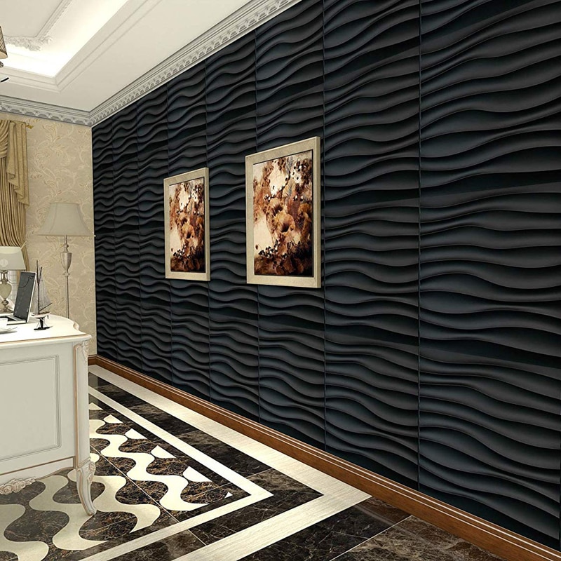 30X30Cm 3D Háromdimenziós Falmatrica Dekoratív Nappali Tapéta Falfestmény Vízálló Fal Matrica Fürdőszoba Konyha