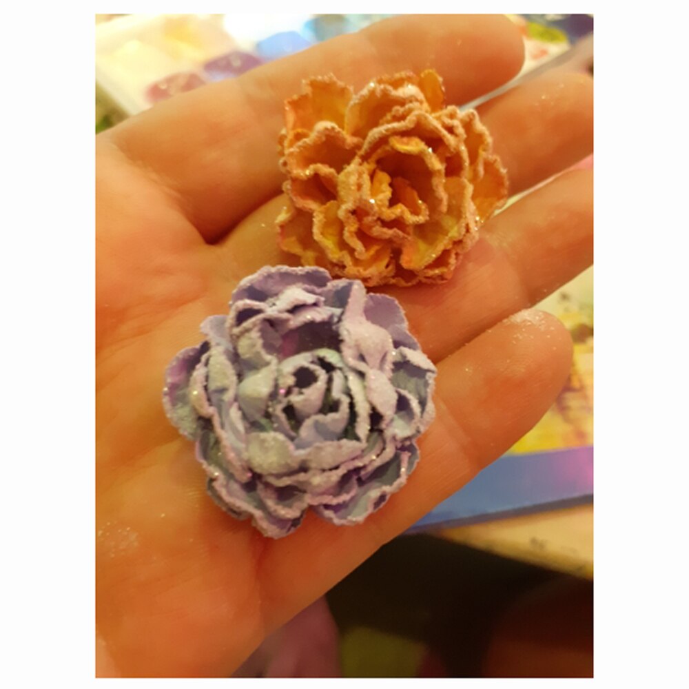 3D Virág Kézműves Fémvágó Vágott Szerszám Aranyos Scrapbooking
