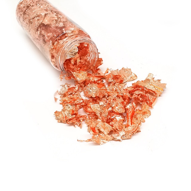 3g rose gold flake