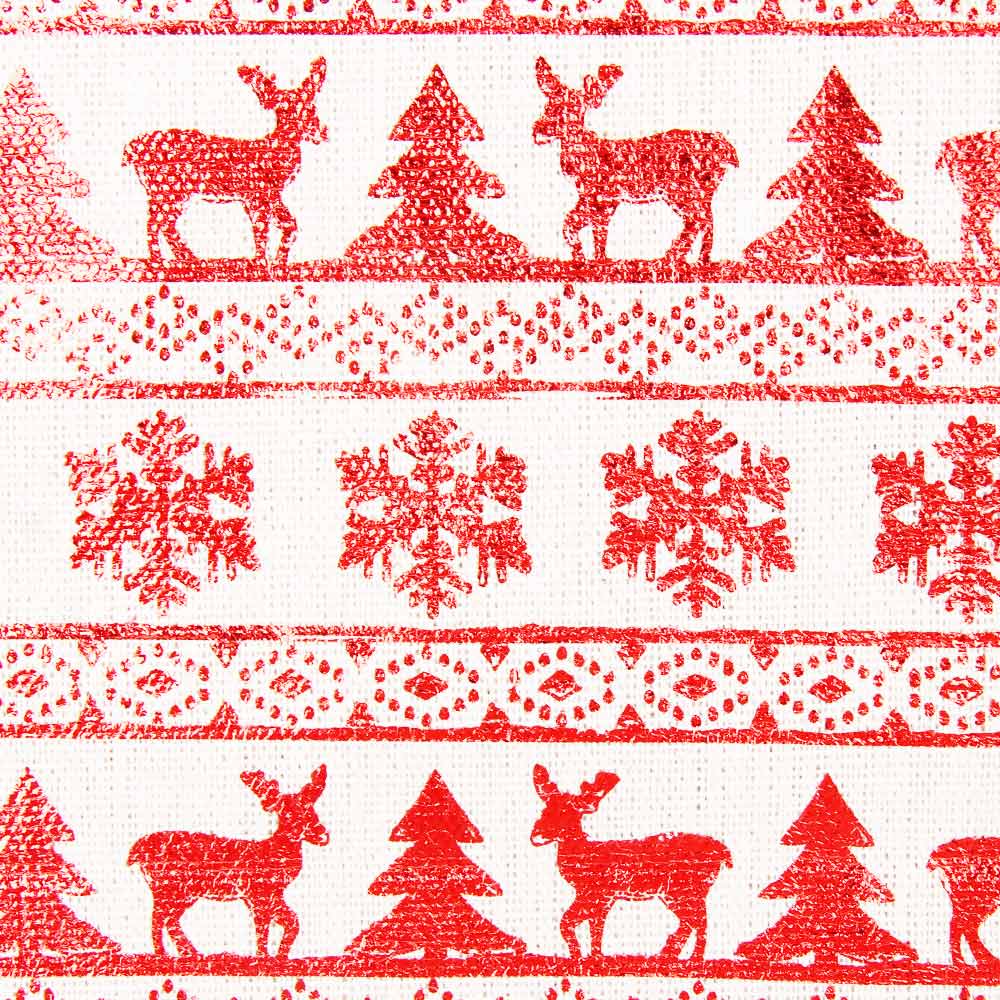 45 * 150 Cm-Es Karácsonyi Fóliás Szövetek Nordic Wind Snowflake Rén Vasszövetek Ruházathoz Gyerek Babák Lakástextil Varrás Patchwork