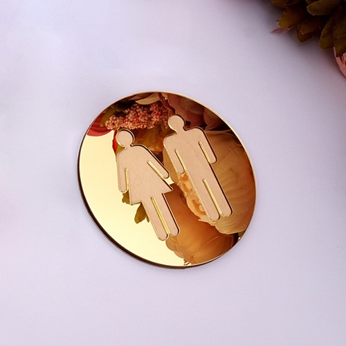 Gold mirror