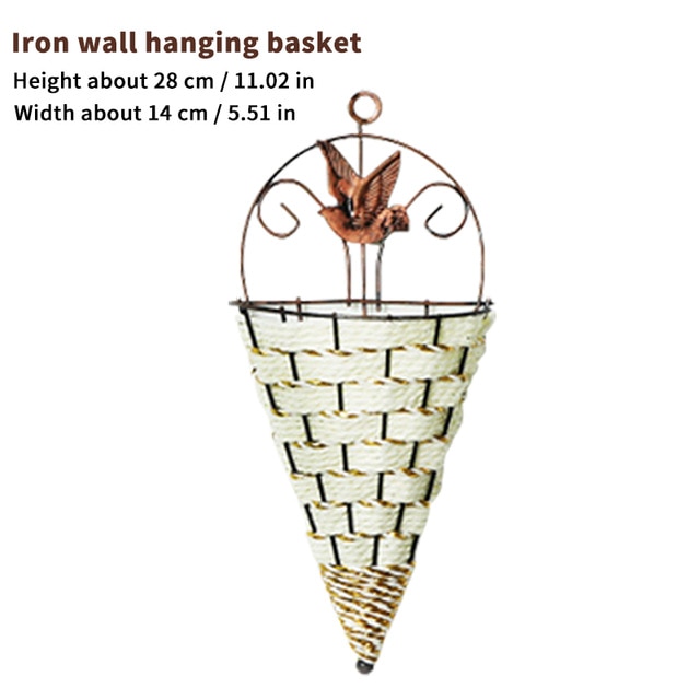 Iron hanging basket