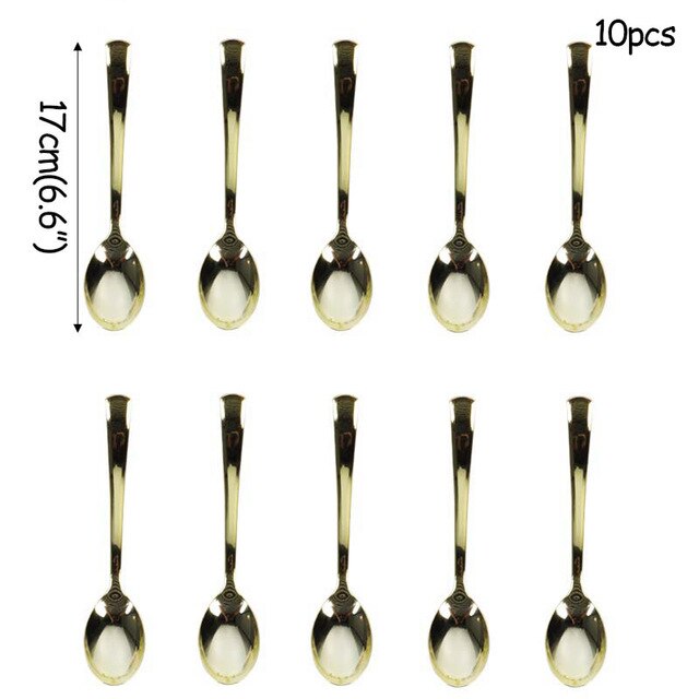 10pcs Plastic Spoons