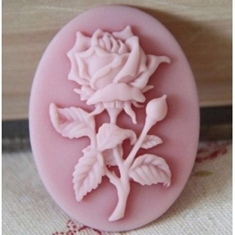 Torta Sütőforma 3D Mini Rózsa Virág Szilikon Szappan Öntőforma Diy A Édes