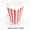 popcorn box x12pcs