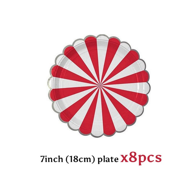 7inch plate x8pcs
