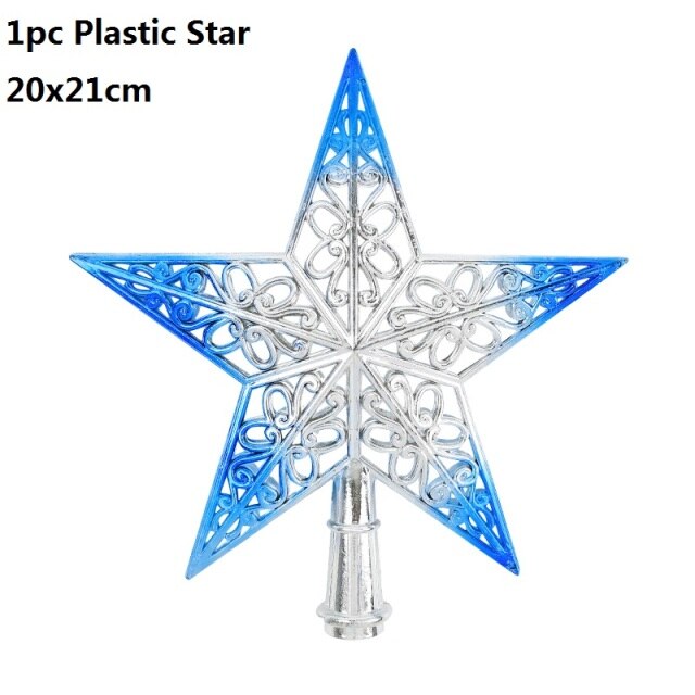 Blue Plastic Star