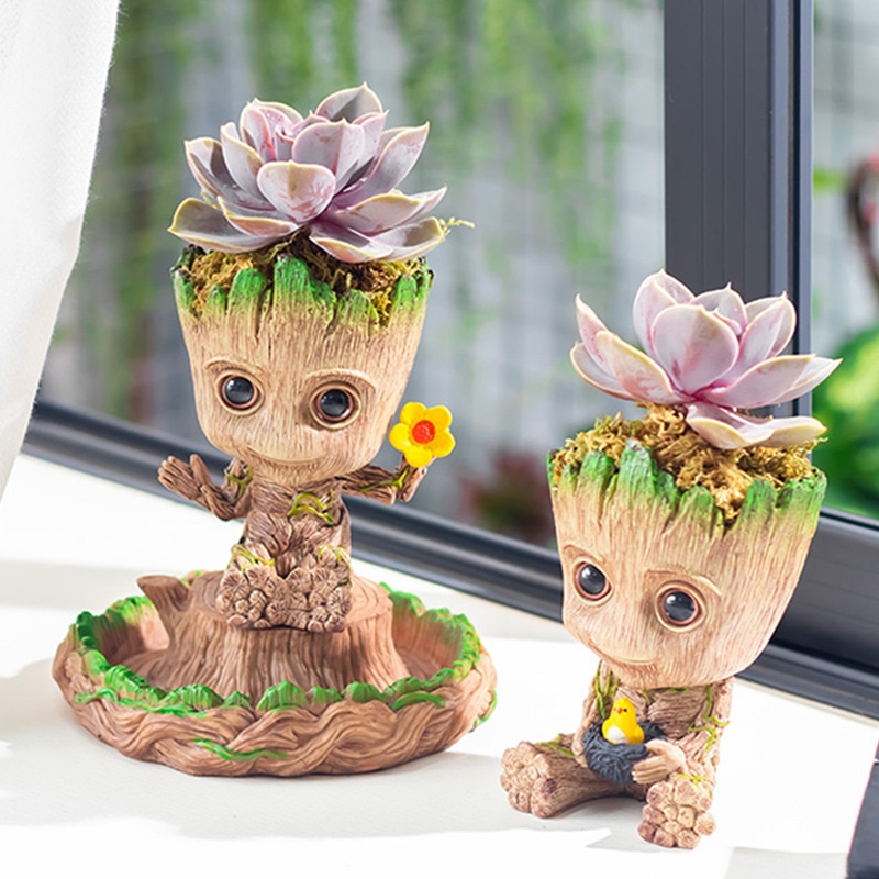 Otthoni Kert Babdarab Virágcserép Toll Cserepes Növények Aranyos Figurák Játékok Gyerekeknek Ajándék Asztali Dekorációval