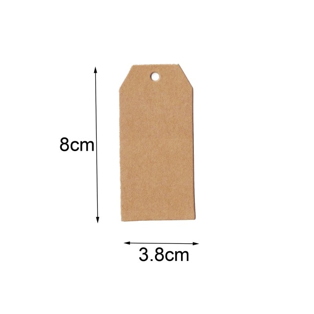 Brown - 3.8x8cm