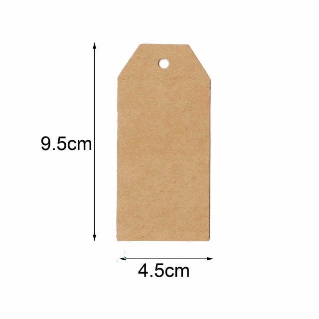 Brown - 4.5x9.5cm
