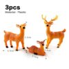 3Pcs Deer Family