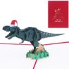 Christmas dinosaur