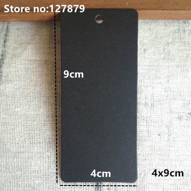 Black 4x9cm
