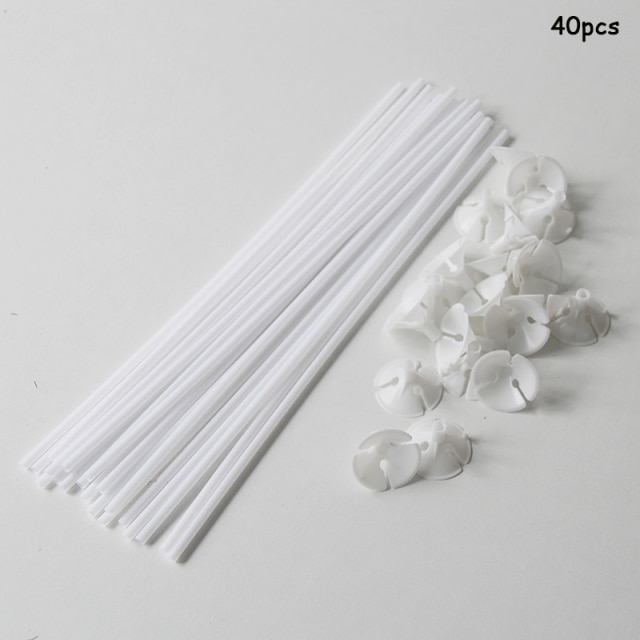 40pcs white sticks