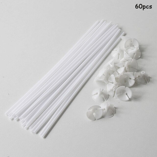 60pcs white sticks