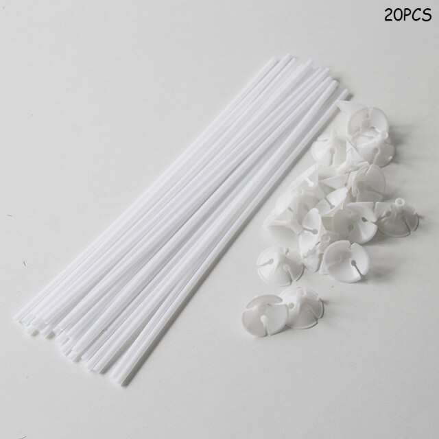 20pcs white sticks