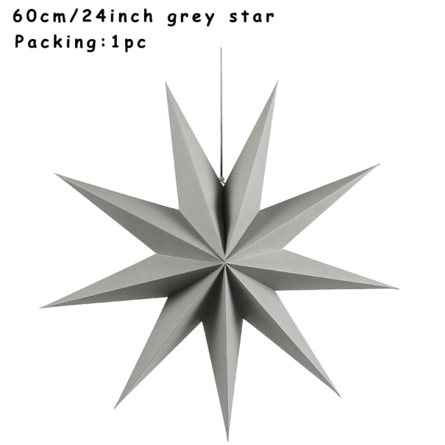 60cm grey star