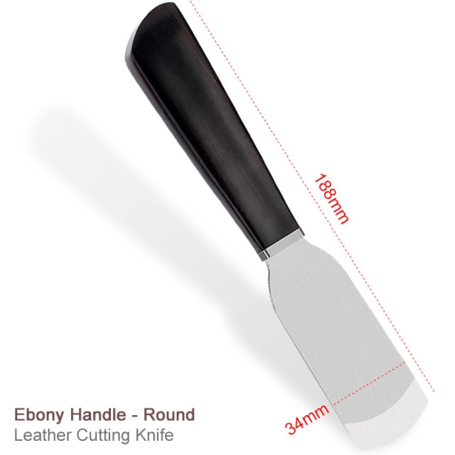 Ebony Round Knife