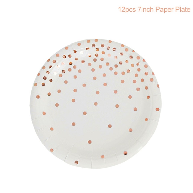 12pcs 7inch plate