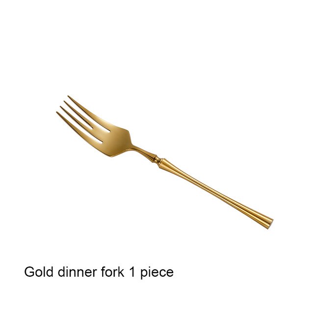 Gold dinner fork