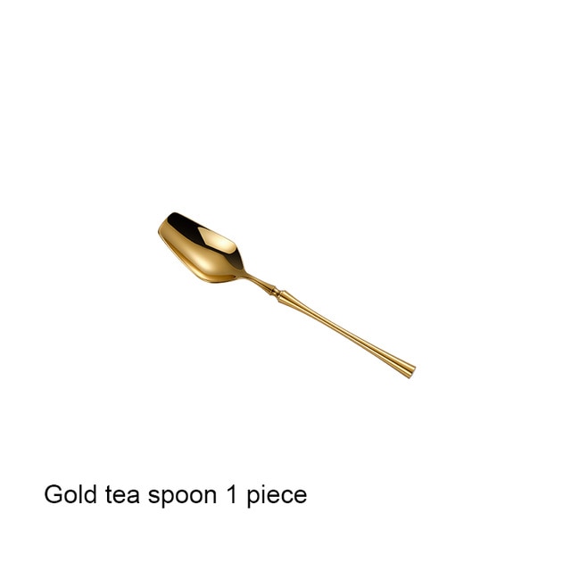 Gold tea spoon