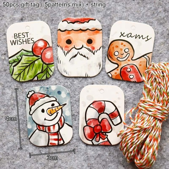 50pcs Snowman