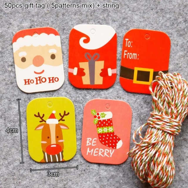 50pcs Red SantaClaus