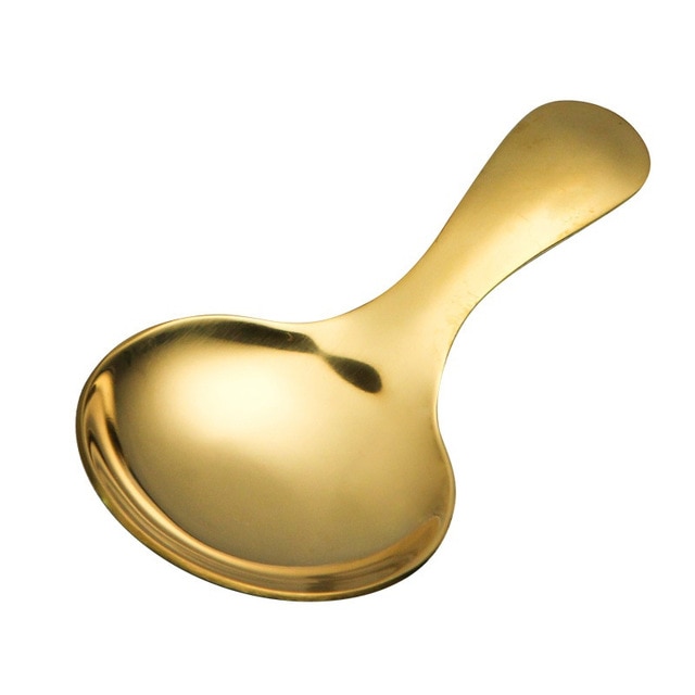 1Pc Gold Spoon