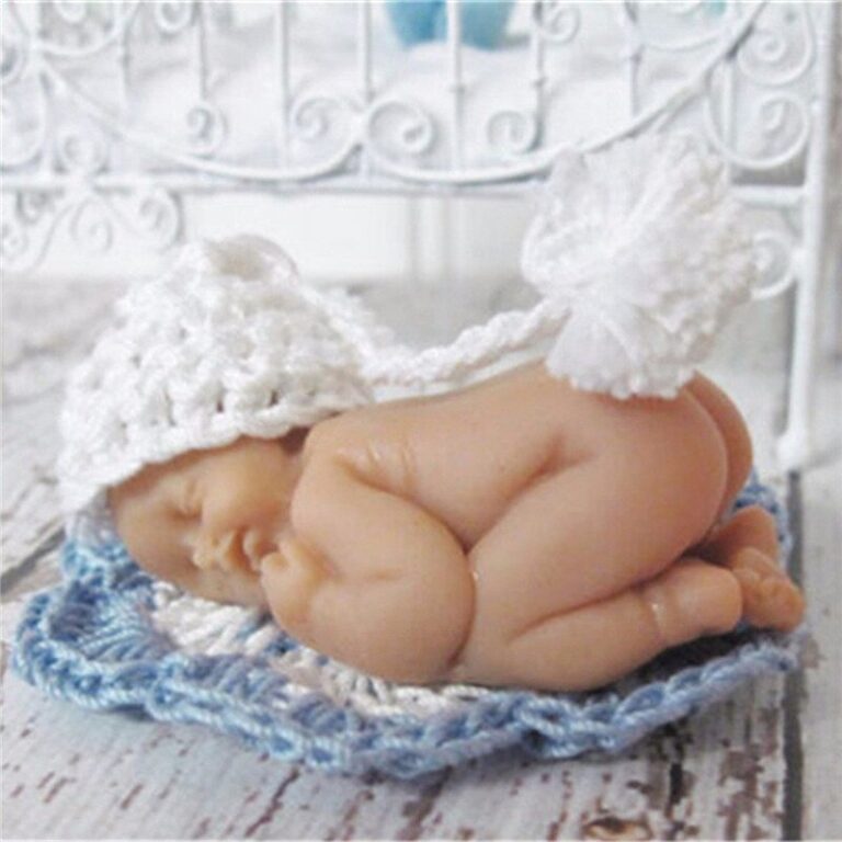 3D Szilikon Formák Sütemény Cukorka Formához Diy Design Fondant Díszítő Eszközök Sleep Baby Kézzel Készített Szappan Penész - Image 2