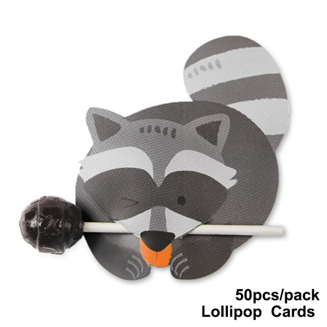 raccoon 50pcs