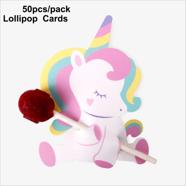 unicorn 50pcs