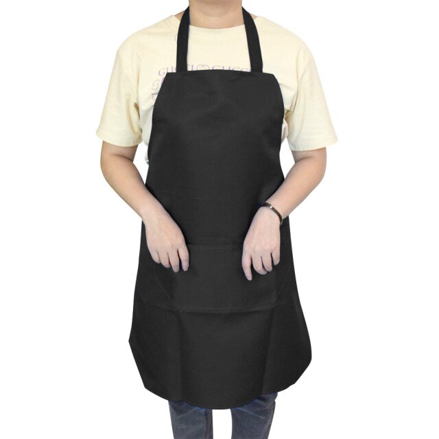 black apron