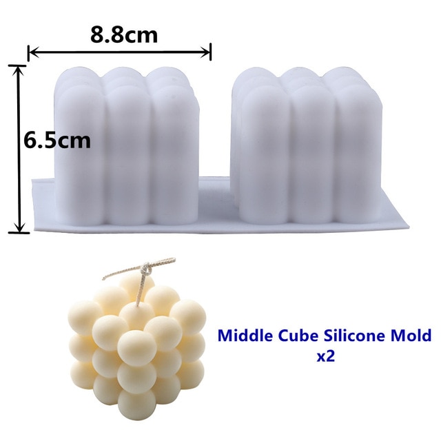 2pcs Middle Cube