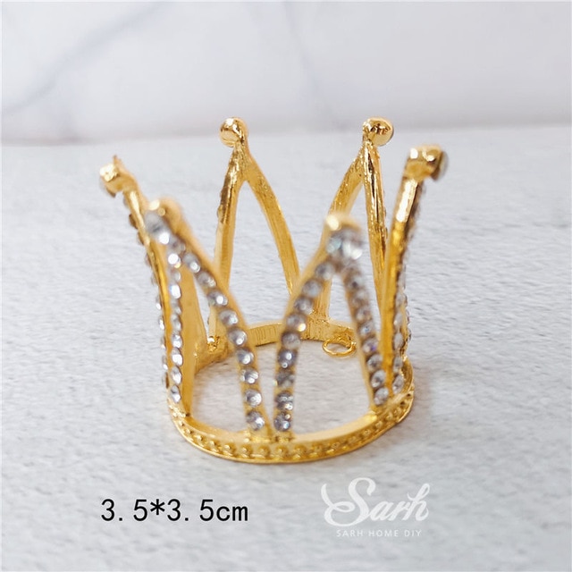 mini gold crown